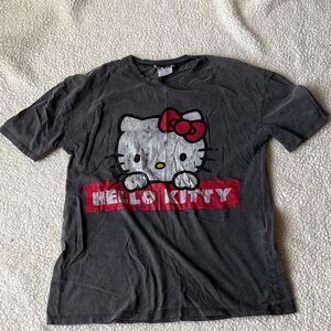 Zara x Hello Kitty distressed T-shirt